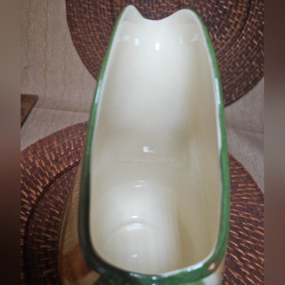 MCM Vintage Metlox Vernonware TAM O' SHANTER Plaid Gingham Glaze Pitcher Jug - Picture 6 of 13